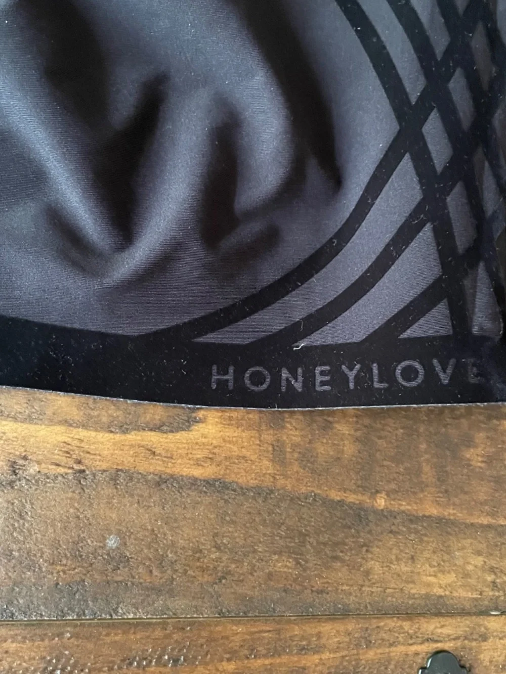 Honeylove Black Silhouette Bra Wore Free Size XL